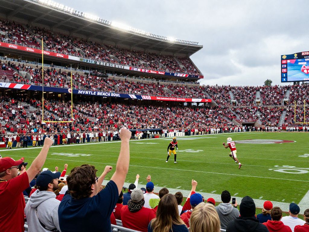 Western Michigan Broncos vs Kennesaw State Owls football game at Myrtle Beach Bowl