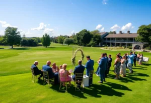 Wedding reception at Myrtle Beach Golf Club