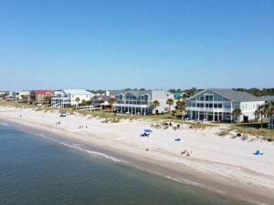 View of a beach resort in North Myrtle Beach.