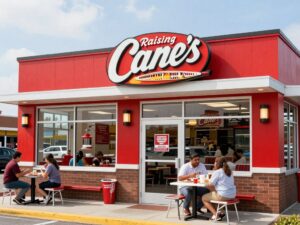 Raising Cane's restaurant in Myrtle Beach concept