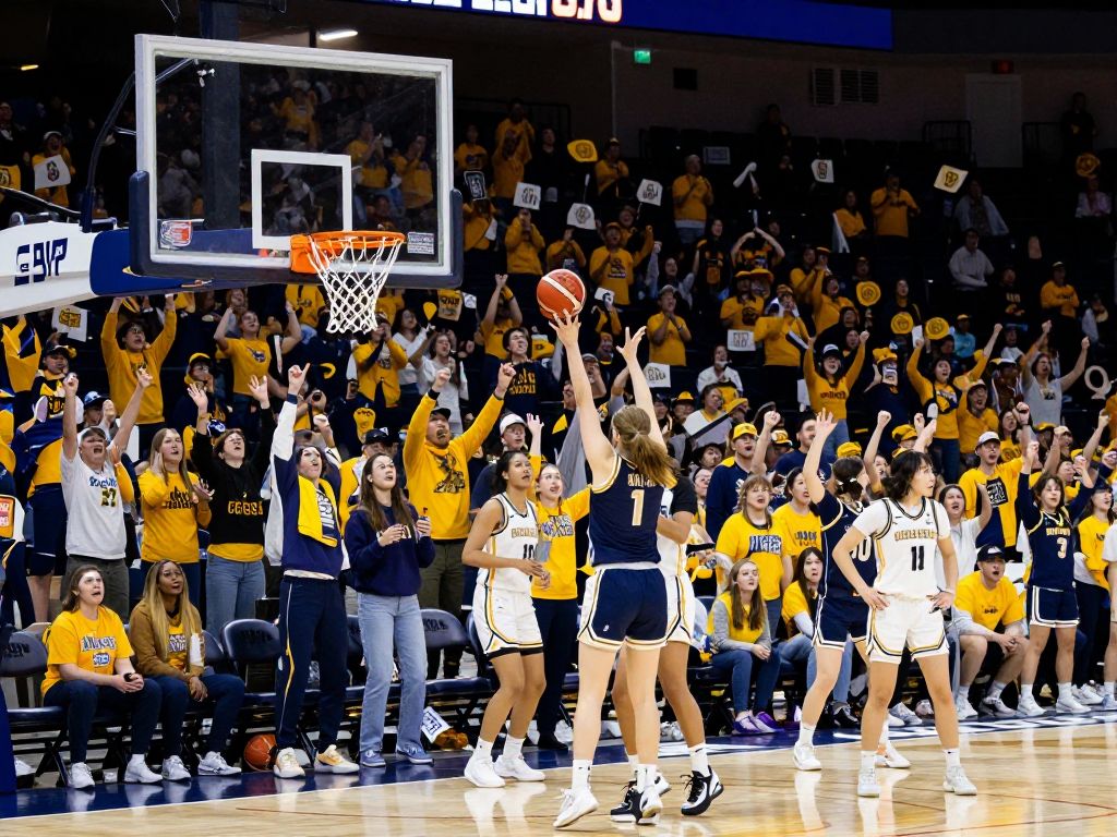 Coastal Carolina women's basketball team's action shot during a game