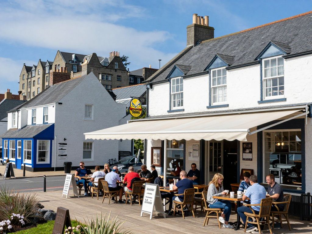 Exterior view of Dockside Dawgs restaurant in Socastee, SC.