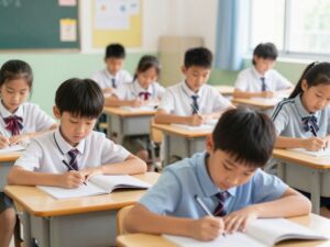 Students participating in a make-up attendance session at Georgetown High School