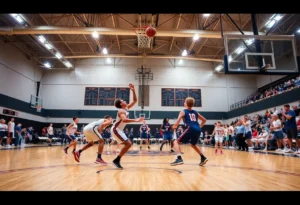 High school basketball teams competing at Myrtle Beach Sports Center