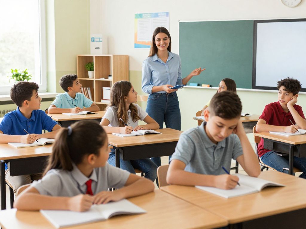 Diverse students in an engaging classroom environment at Horry County Schools.