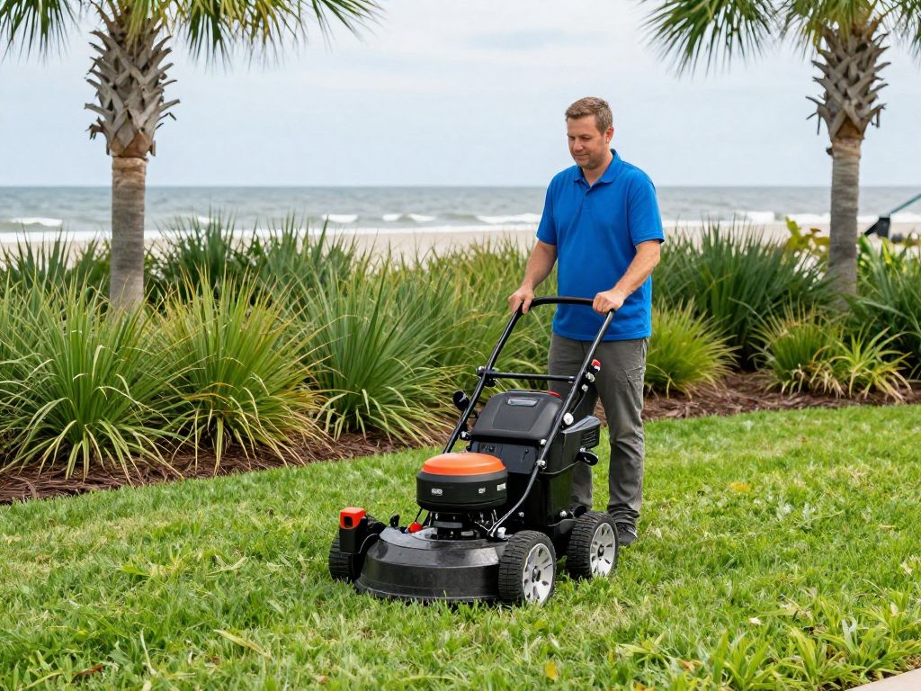 Professional lawn care services in Myrtle Beach showcasing local expertise
