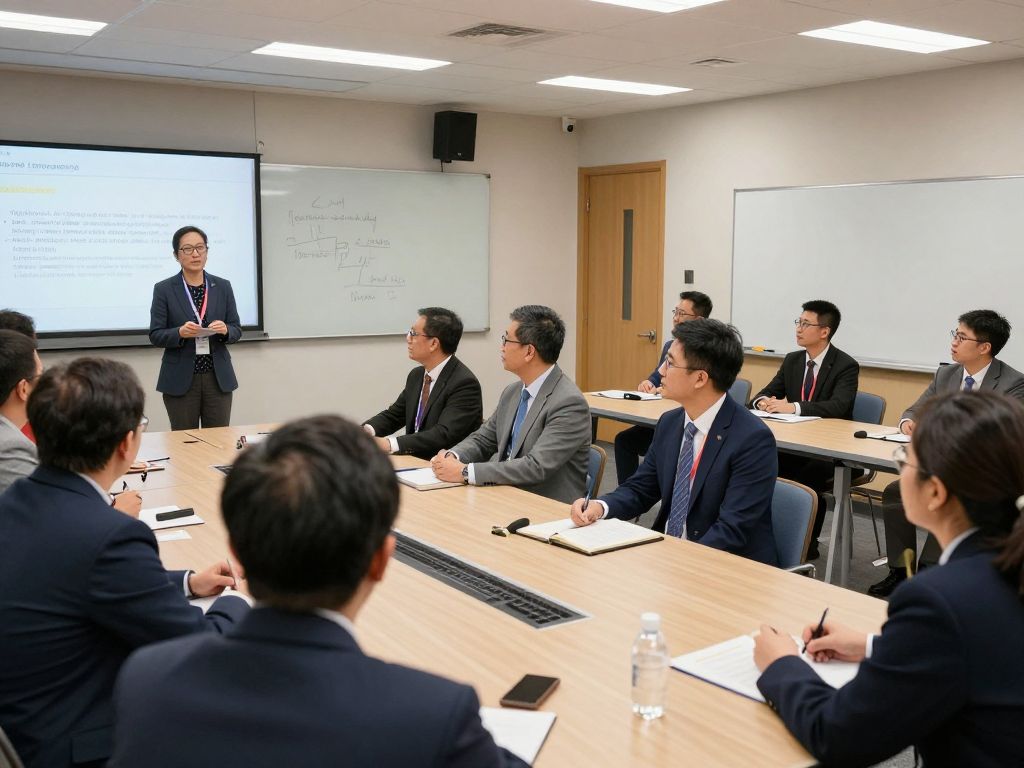 Conference attendees engaging in a leadership development session at Horry-Georgetown Technical College.