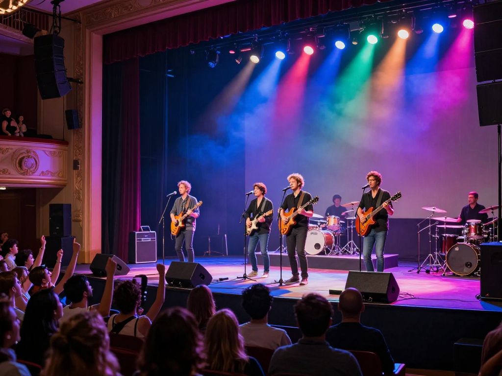 A live performance at the Music & Memories show in Myrtle Beach.