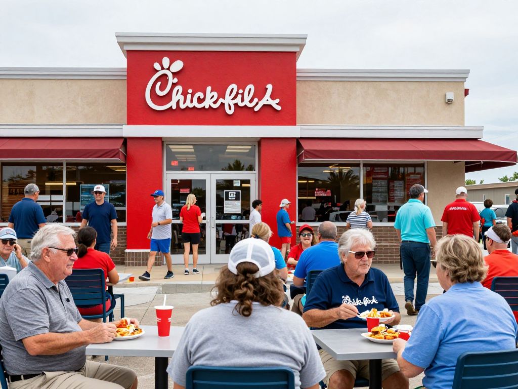 Residents enjoying food in Myrtle Beach