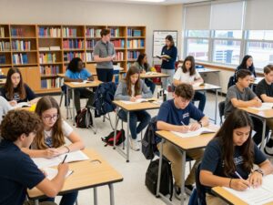 Myrtle Beach High School students participating in community and academic activities