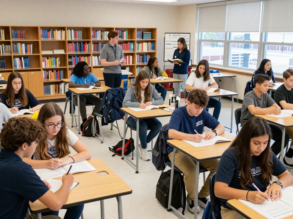 Myrtle Beach High School students participating in community and academic activities