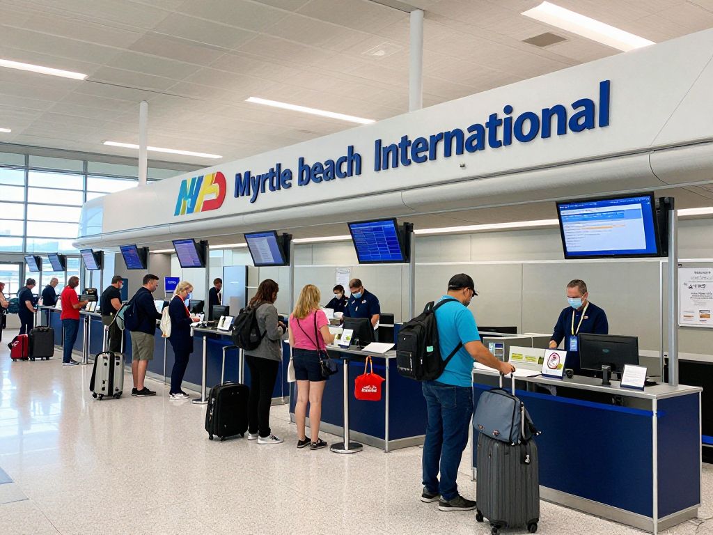 Myrtle Beach International Airport during Global Entry enrollment event