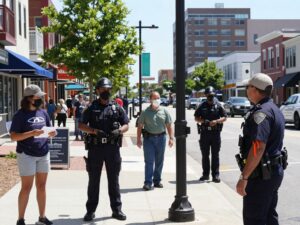 Visible police presence in downtown Myrtle Beach