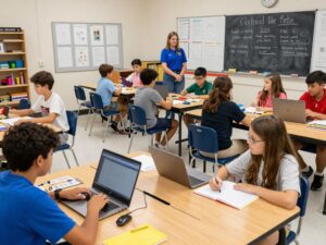 Students participating in extracurricular activities at Myrtle Beach Schools