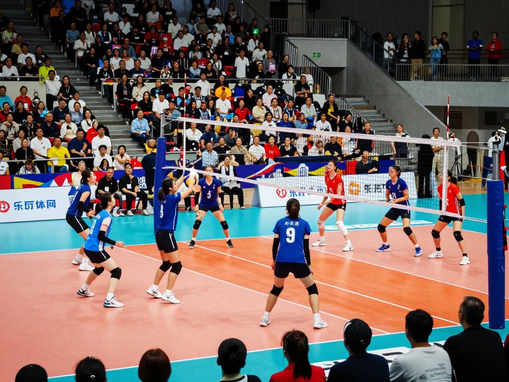 Indoor volleyball tournament at Myrtle Beach Convention Center
