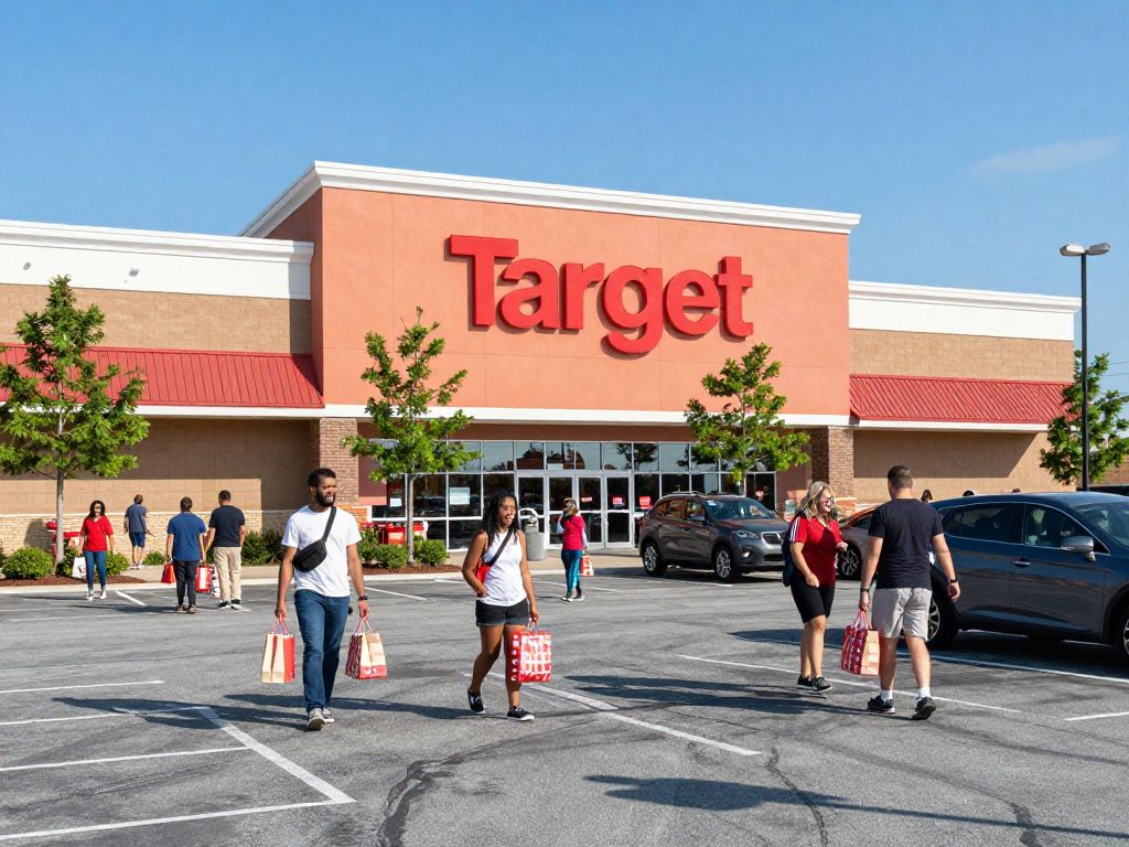 Exterior view of a new Target store in South Carolina.