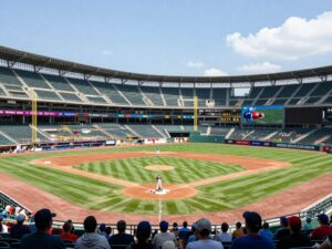 Construction of Pelicans Ballpark renovations in Myrtle Beach