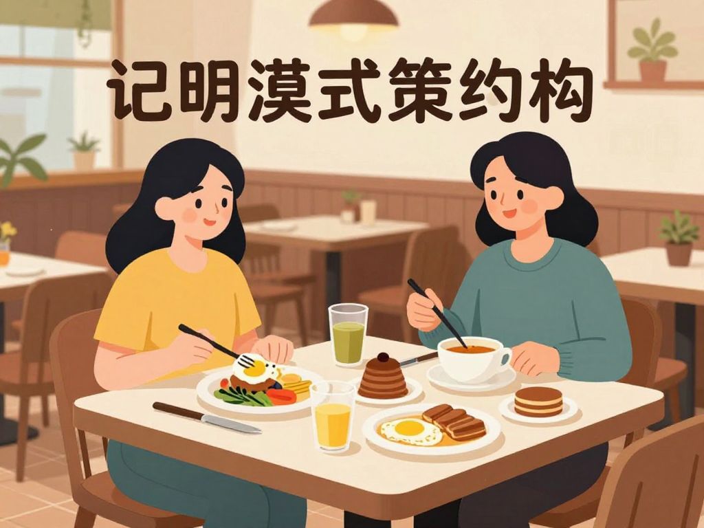 Taste of Belgium restaurant interior with breakfast items