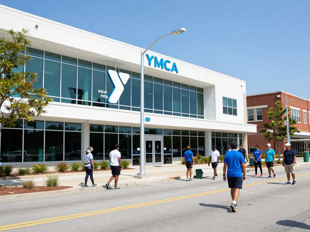 Exterior view of the new YMCA Mission Advancement Center in Myrtle Beach.