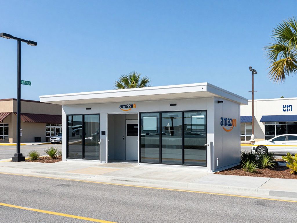 New Amazon delivery station under construction in Myrtle Beach
