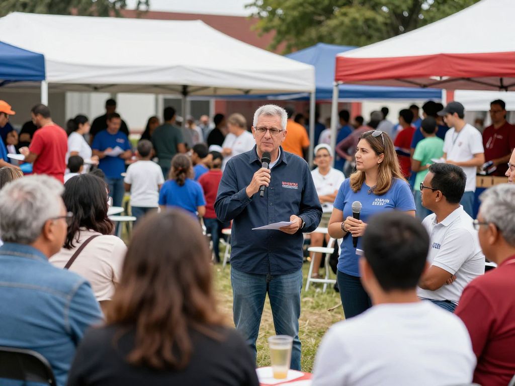 Fundraiser event in Columbia with community engagement