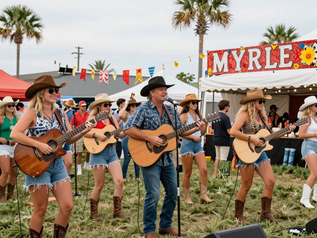 Festivals at Myrtle Beach featuring themed attendees