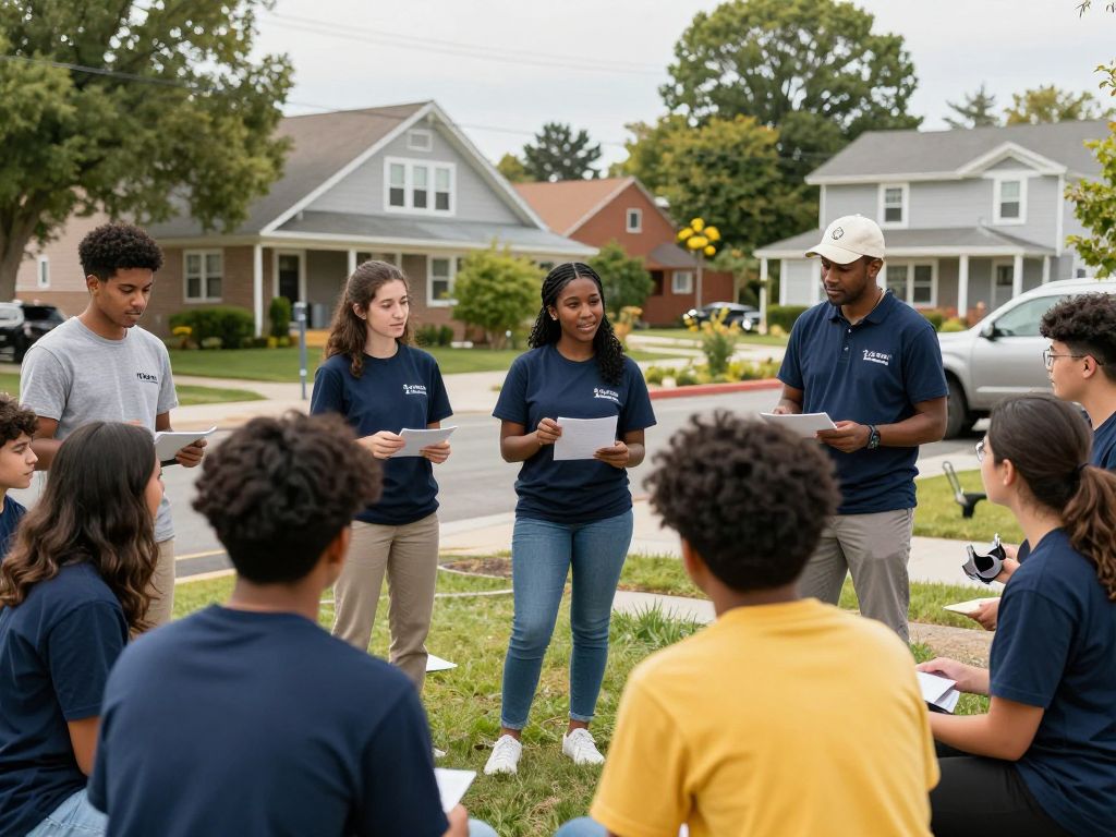 Coastal Carolina University student-athletes participating in community service activities
