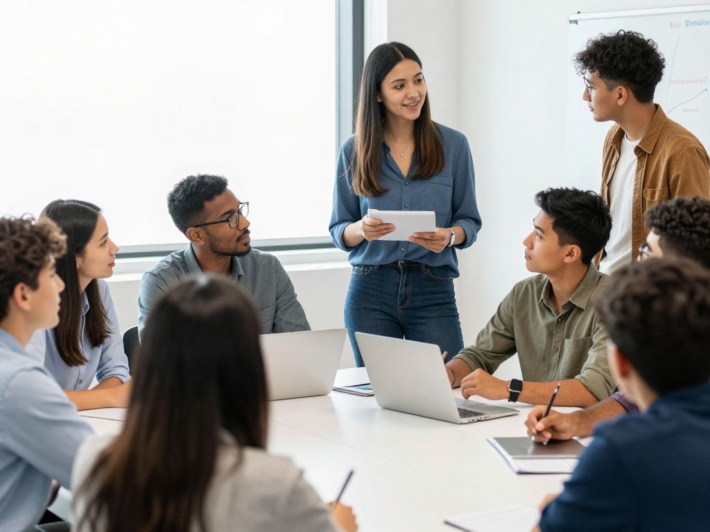 Clemson University student delegates participating in a leadership workshop