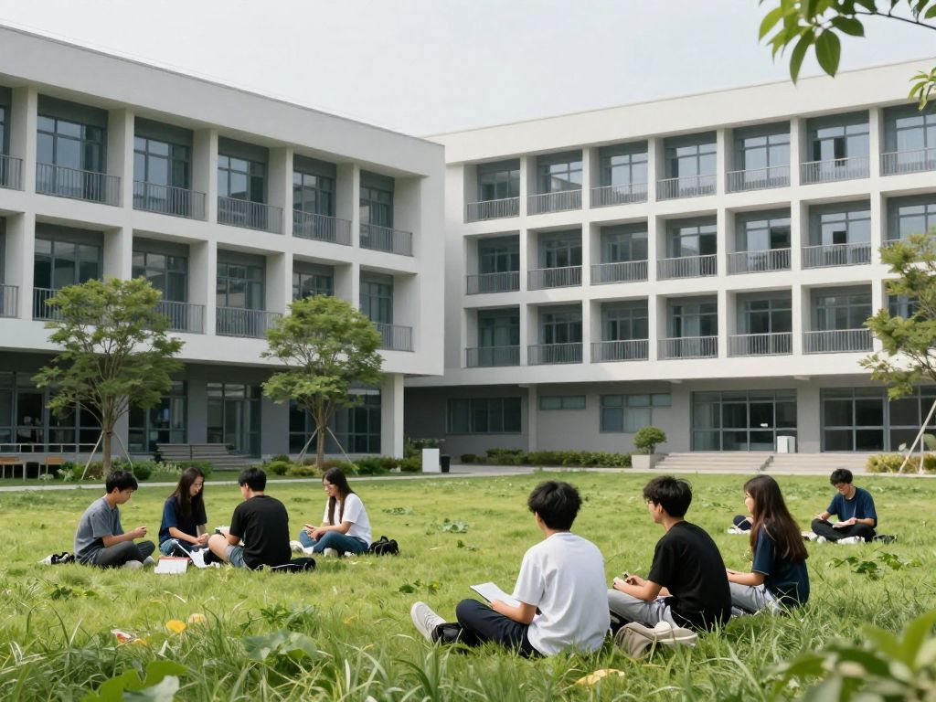 Modern campus facilities at Coastal Carolina University with students