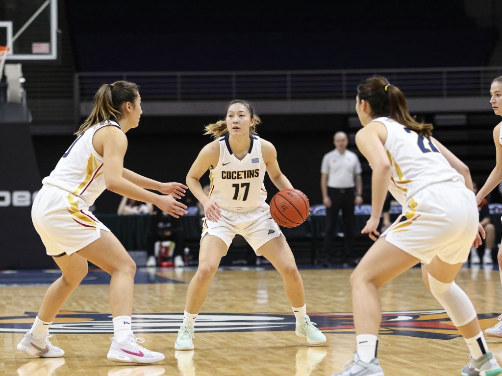 Coastal Carolina women's basketball team playing against Bowling Green
