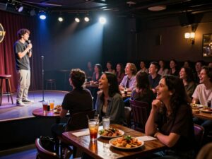 Audience enjoying a comedy show at Comedy Cabana in Myrtle Beach