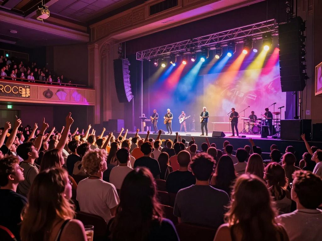 ELO Tribute Concert at Alabama Theatre with an energetic crowd