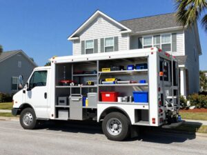 First Choice Plumbing truck in Myrtle Beach
