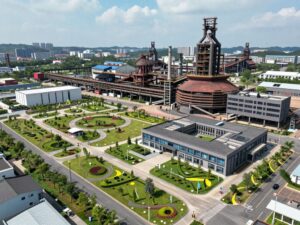 Revitalized site of the former Georgetown steel mill