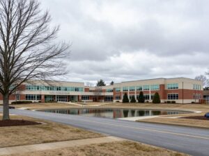 Horry-Georgetown Technical College under winter weather conditions