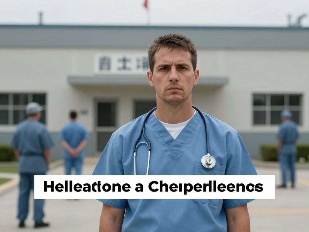 Correctional facility exterior highlighting healthcare challenges