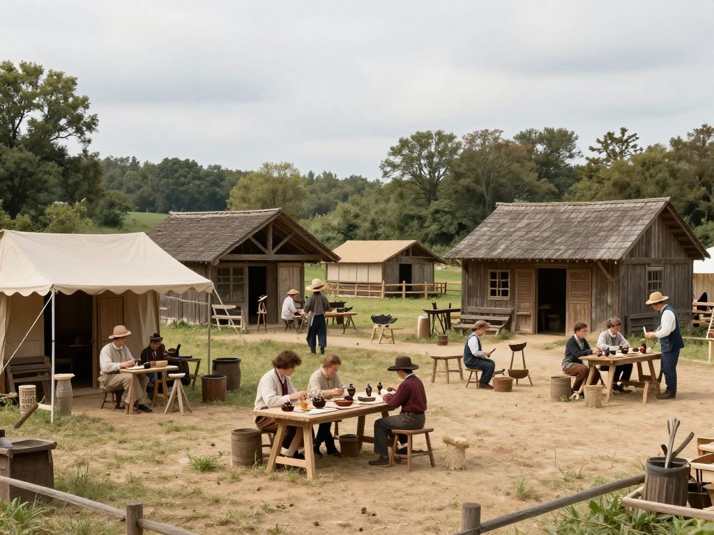 Traditional farming activities at L.W. Paul Living History Farm