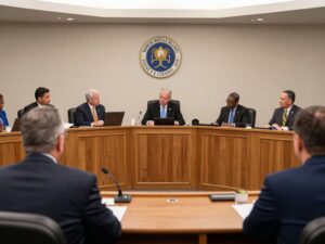 City Council members discussing a nuisance party ordinance in North Myrtle Beach