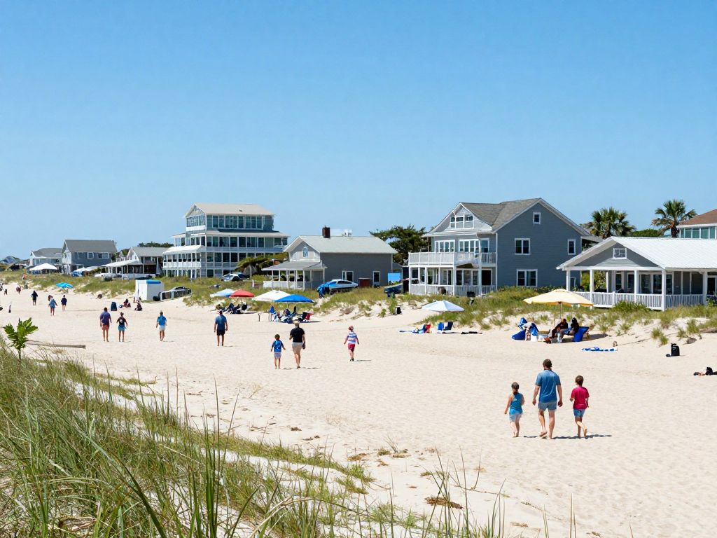 Community scene in North Myrtle Beach highlighting local life