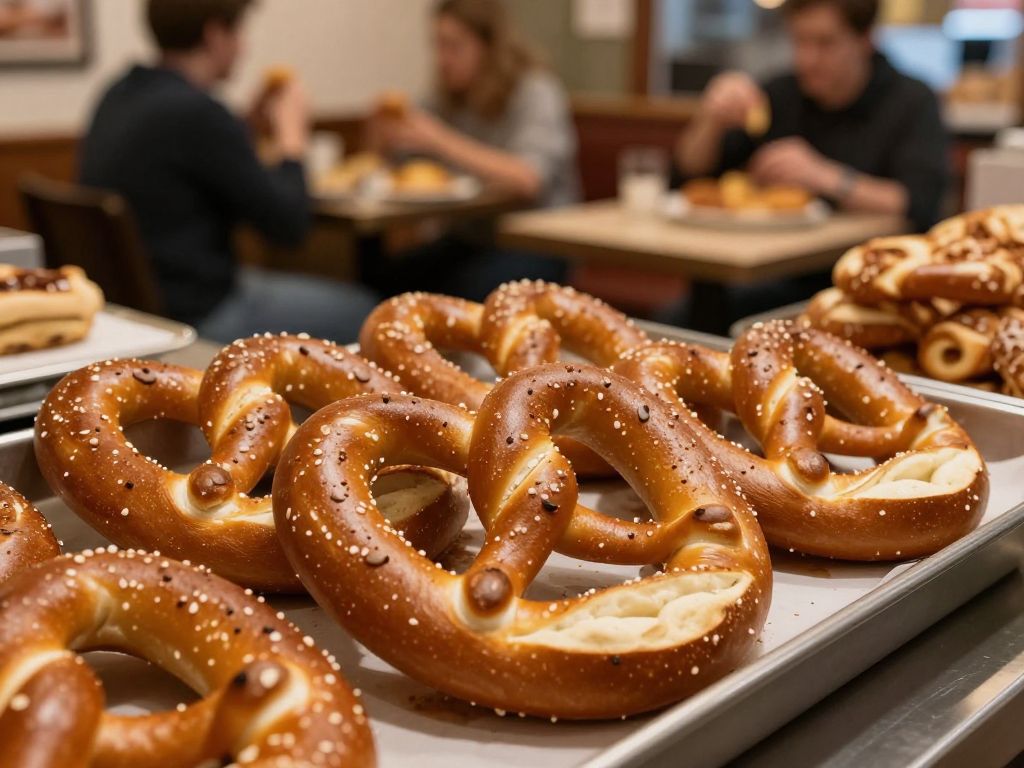 Delicious soft pretzels from Philly Pretzel Factory in Myrtle Beach