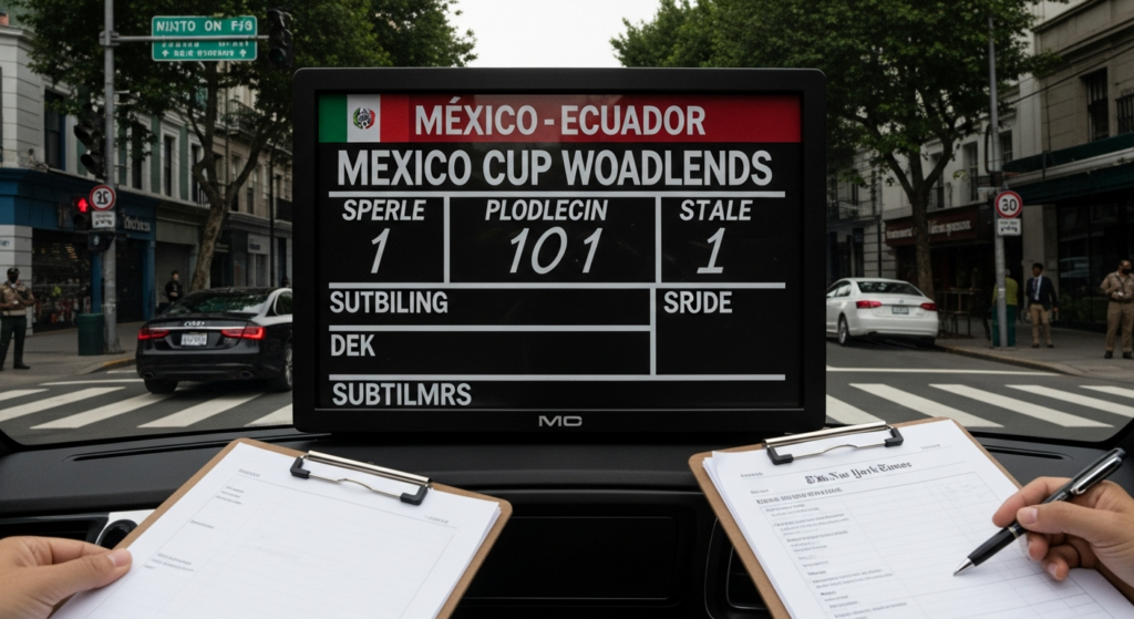 Mexico-Ecuador World Cup Matchup Dominates Tuesday Night Sports Viewing
