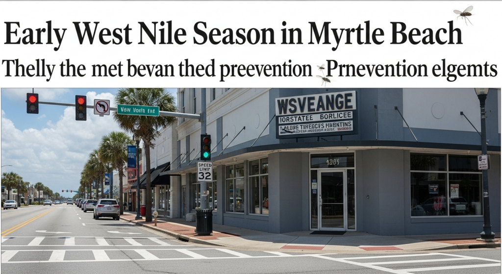 Early West Nile Season Prompts Prevention Efforts in Myrtle Beach