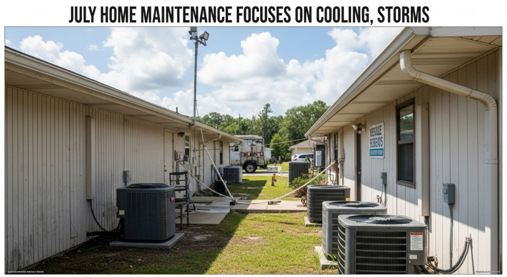 July Home Maintenance Focuses on Cooling, Storms in Myrtle Beach