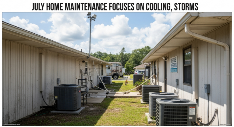 July Home Maintenance Focuses on Cooling, Storms in Myrtle Beach