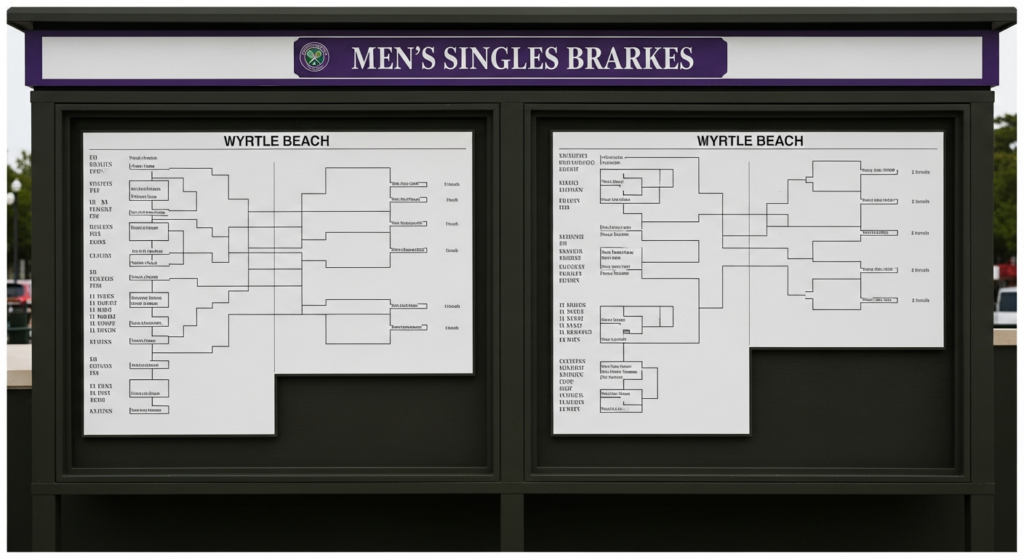 Myrtle Beach Tennis Fans Follow Wimbledon Men’s Singles Bracket