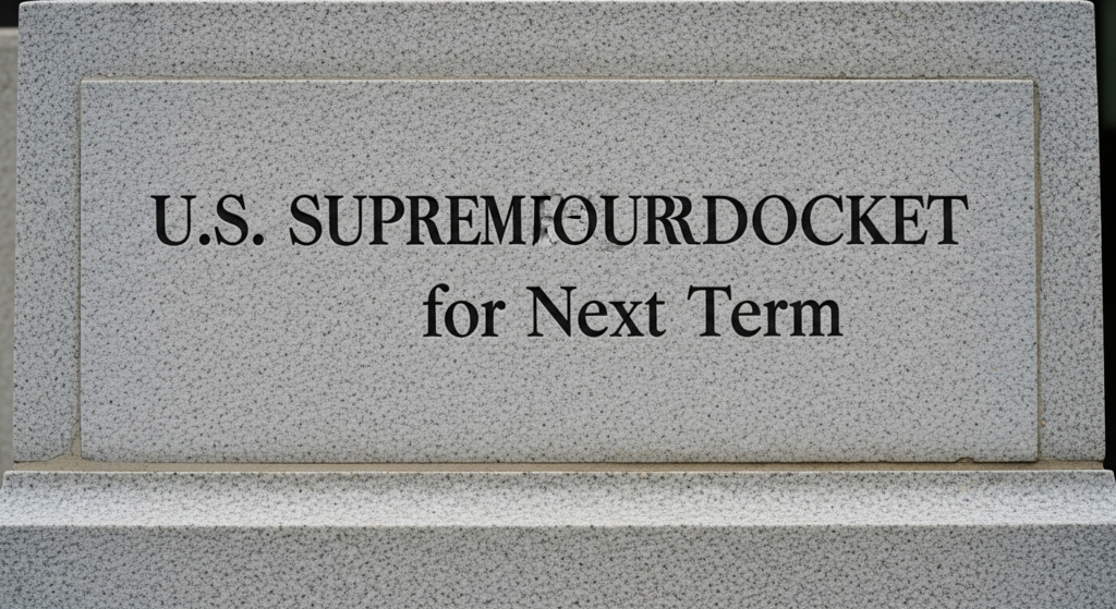 U.S. Supreme Court Docket for Next Term Includes Cases With Potential Impact on Myrtle Beach