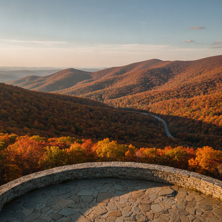 South Carolina fall color starts in the mountains, peaking into November
