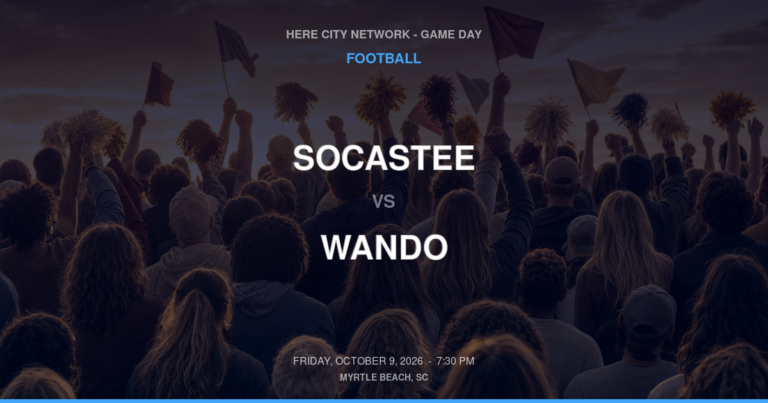 Socastee vs. Wando — Football Game Day — Mount Pleasant, SC — Oct 9, 2026